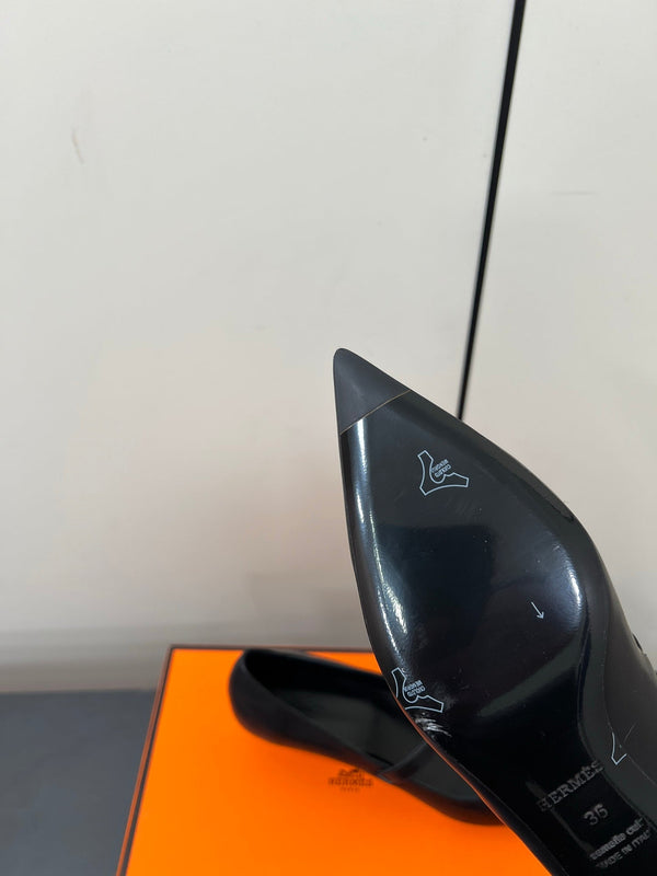HM 25C Kiara 40 Pump Black Calfskin 210284