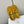 Elastic Ballet Slipper In Amber Gold Cow Suede 340037