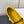 Elastic Ballet Slipper In Amber Gold Cow Suede 340037