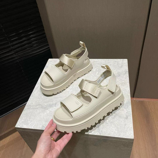 UGG GoldenGlow Sandals Cream Rubber 787988
