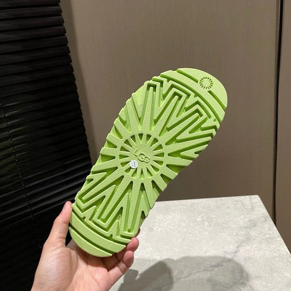 UGG GoldenGlow Sandals Lime Green Rubber 787989