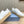 Prada Downtown Bold Light Grey White Nappa Leather & Suede 564144