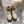 GG Horsebit Snow Cream Brown Woolen Fabric Fleece 576255