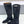 HM 25ss Kelly Buckle Riding Boots Black Suede 576117