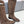 HM 25ss Kelly Buckle Riding Boots Dark Brown Suede 576118