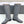 HM 25ss Kelly Buckle Riding Boots Gray Cowhide 576120