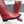 HM 25ss Kelly Buckle Riding Boots Red Cowhide 576124