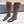HM 25ss Kelly Buckle Riding Boots Brown Cowhide 576125