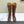 HM 25ss Kelly Buckle Riding Boots Brown Cowhide 576125