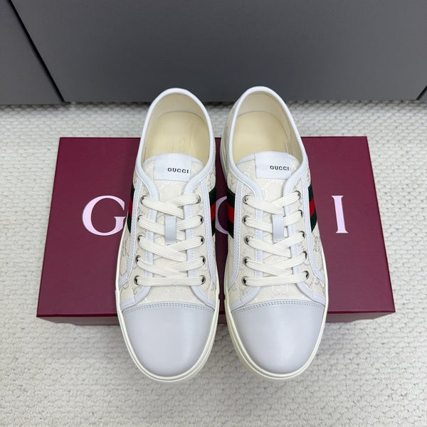 GG Tennis 1977 Sneakers White Canvas Leather 788206