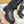 Stivale D-Major in tessuto denim nero e pelle di agnello 107716