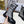 CD D-Major Ankle Boot In Grey Mix Black Denim Fabric And Lambskin 107724