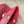 CC 26s Cue Ball Foldover Bag 23cm Red Lambskin