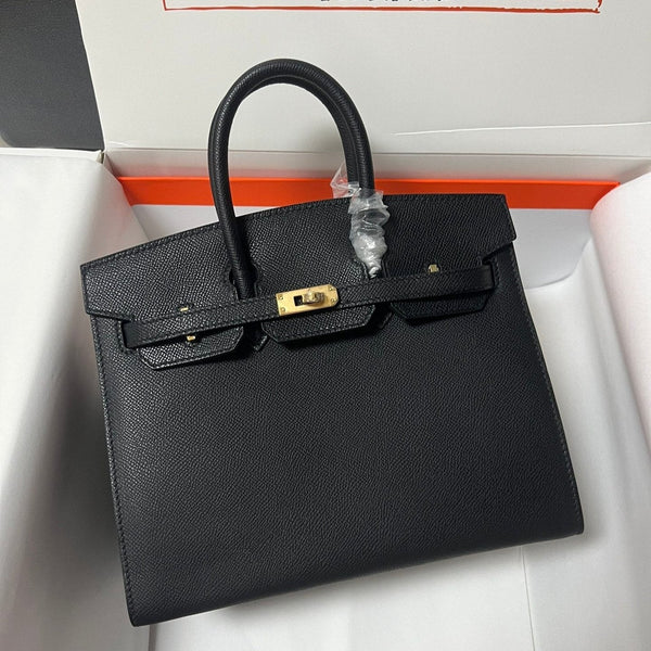 HM BIRKIN SELLIER PELLE EPSOM NERA FERRAMENTA ORO
