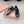 Miu Thong Sandals In Black Lambskin With Silver Buckle