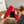 Celine 25 Ballerine Rouge Mélange Laine Tricotée 541481
