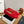 Celine 25 Ballerine Rouge Mélange Laine Tricotée 541481