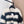 Chanel 2025 Cardigan Laine noire mélangée blanche