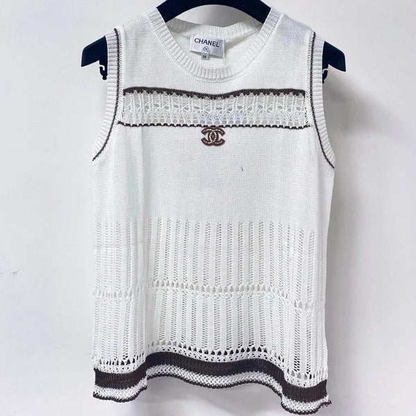 CC 2026 Björn's Knit Vest White Laine Wool 471925