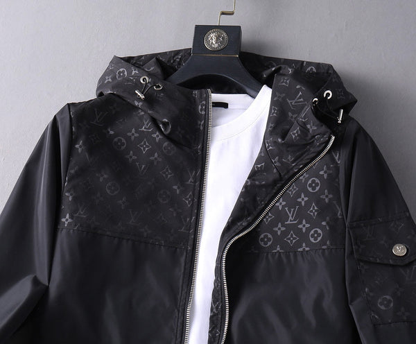LV BLACK HOODED JACKET 238990