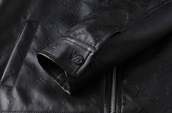 LV SHIRT JACKET IN BLACK MONOGRAM EMBOSSED CALFSKIN 238993