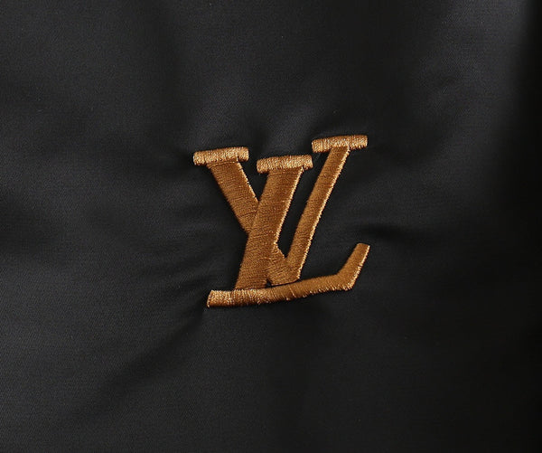 LV WINDBREAKER BLACK AND BROWN MONOGRAM 238972