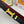 HM Belt 38mm Black Red Cowhide Leather Gold Buckle 619014