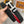 HM Belt 38mm Black Red Cowhide Leather Sliver Buckle 618970