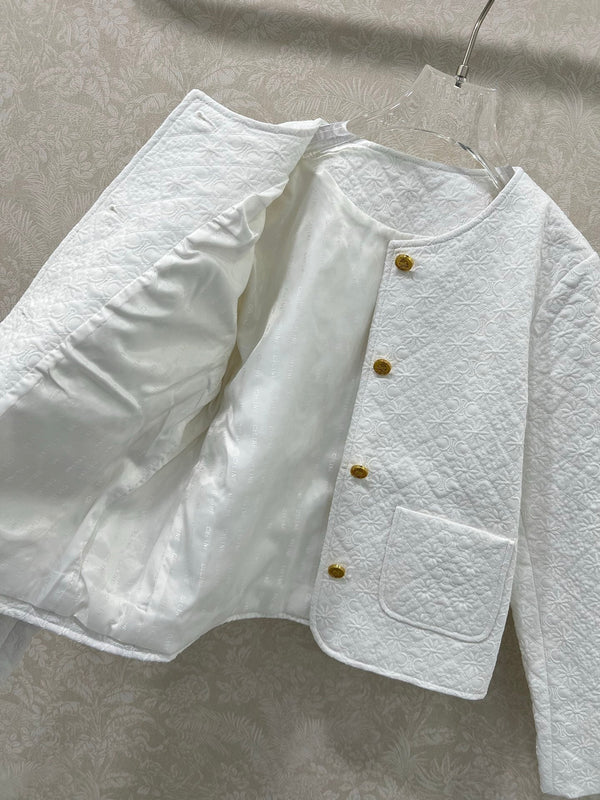 Celine 25 Jacquard Cotton Twill Jacket 292272