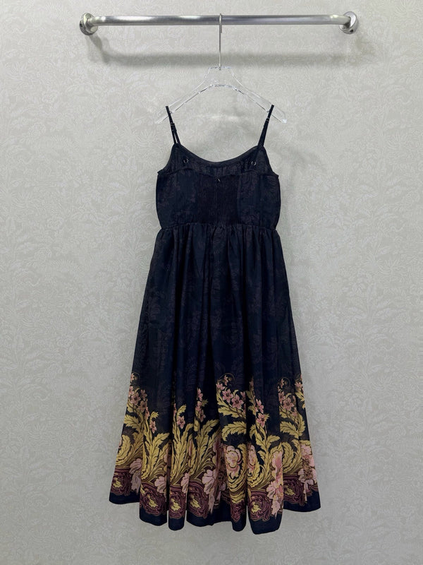 Robe Zimmermann Polly en coton noir Nouveau 347316