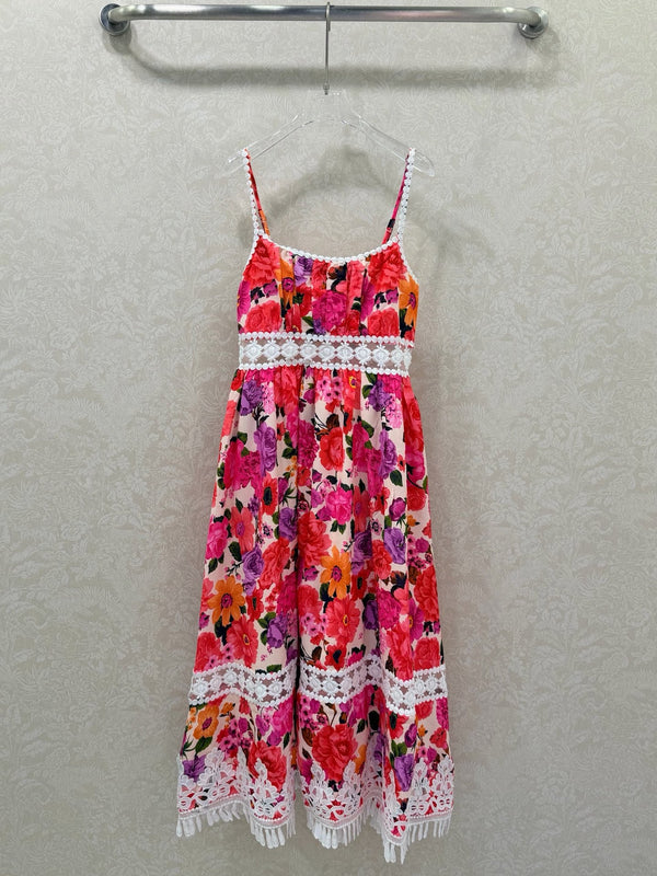 Zimmermann Stardust Mini Dress Pink Cotton 339887