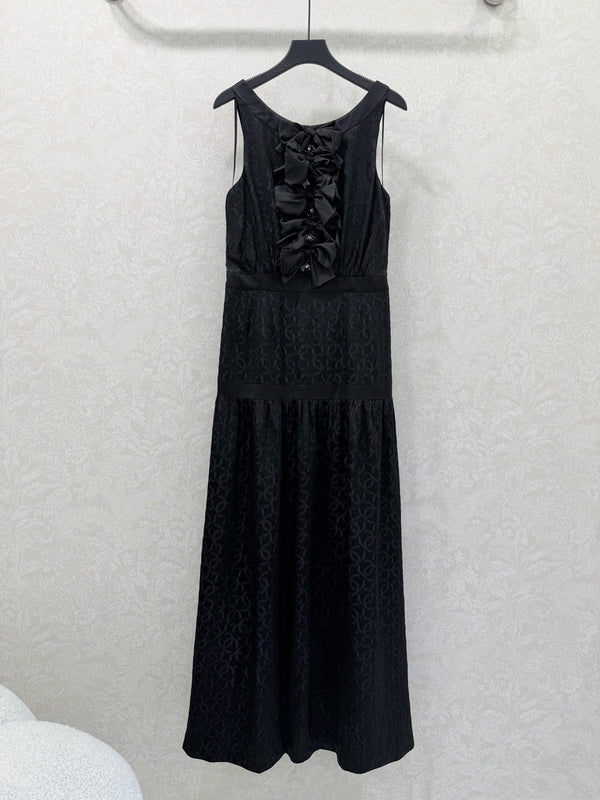 Robe CC Vest Jacquard Soie 353057