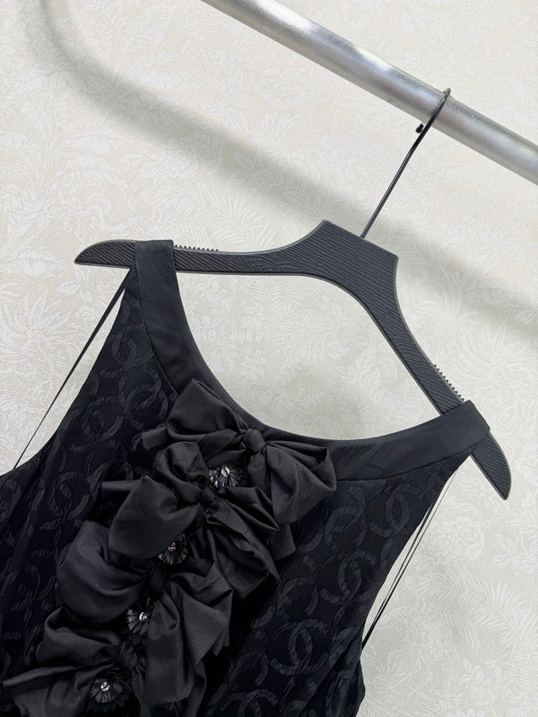 Robe CC Vest Jacquard Soie 353057