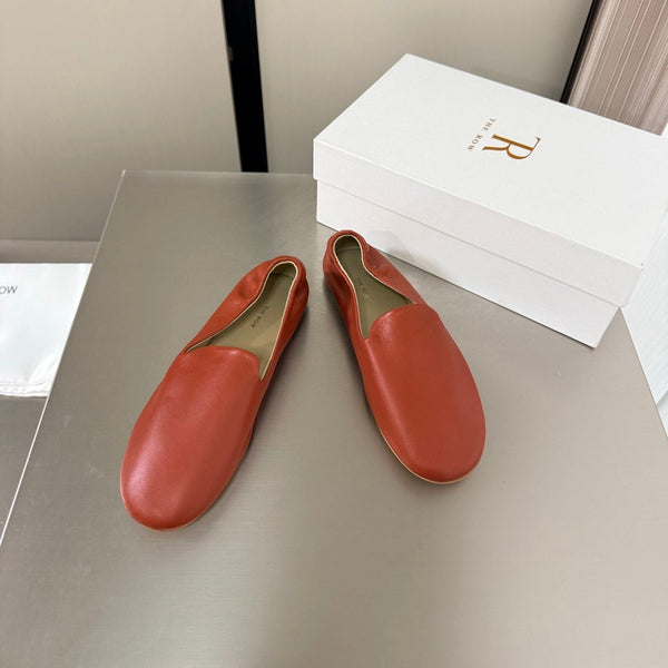 TR Casa Ballet Flat Red Sheepskin 872475