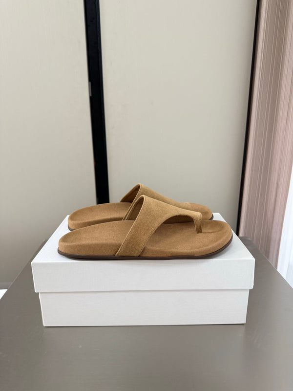 TR Slip-on Sandals Beige Suede 872483