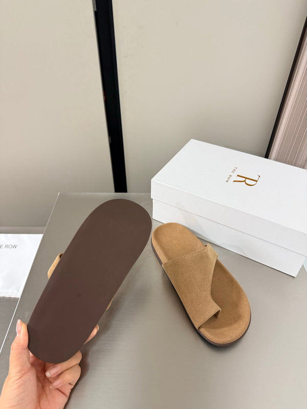 TR Slip-on Sandals Beige Suede 872483