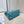 HM Kelly 25cm Retourne Turquoise Togo Leather Silver Hardware