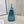 HM Kelly 25cm Retourne Turquoise Togo Leather Silver Hardware