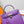 HM Kelly 25cm Purple Epsom Leather Gold Hardware