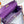 HM Kelly 25cm Purple Epsom Leather Gold Hardware