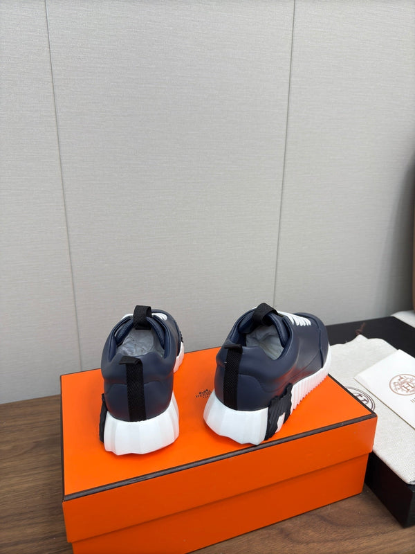HM Bouncing Sneaker Navy Blue Calfskin 213526
