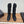 CC 25b Camellia Flower Long Boots 40mm Black Mesh & Frabic 429750
