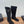 Chanel 25 Long Boot Black Suede 465615