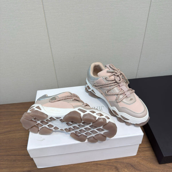 Jimmy Diamond X II/F Sneaker White Pink Fabric Leather 517666