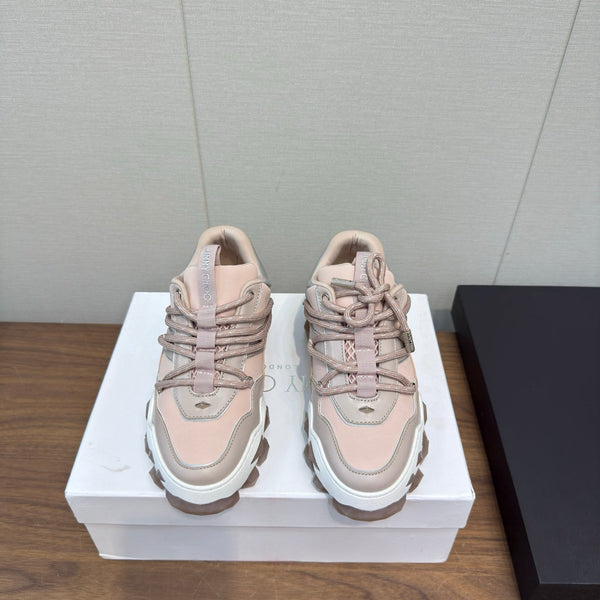 Jimmy Diamond X II/F Sneaker White Pink Fabric Leather 517666