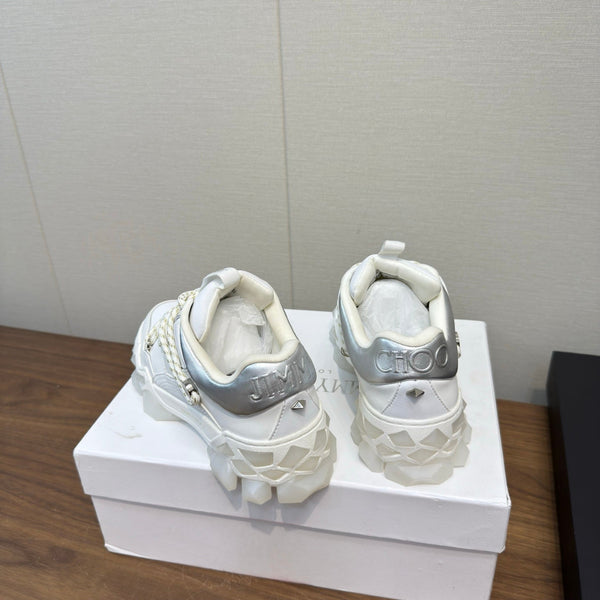 Jimmy Diamond X II/F Sneaker White Grey Fabric Leather 517667