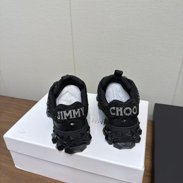 Jimmy Diamond X II/F Sneaker With Crystals Black Leather 517671