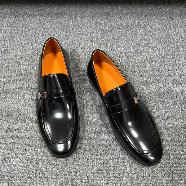 HM GIOVANNI LOAFER GLOSSY BLACK LAMBSKIN