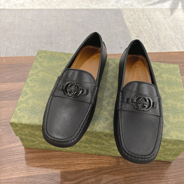 GG Men's Loafer Black Cowhide 547771