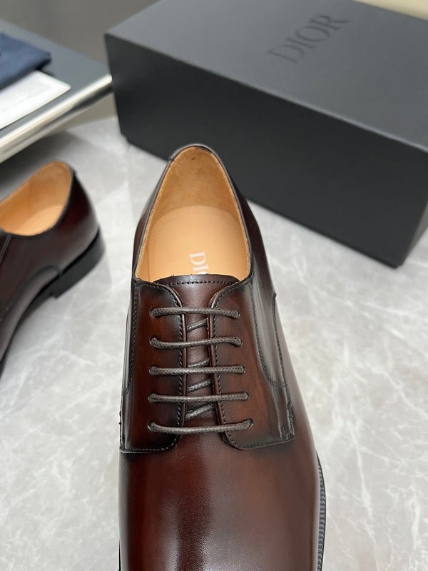 CD Mocassin Loafer Homme Derby Timeless Cuir de Vachette Poli Bourgogne 112653